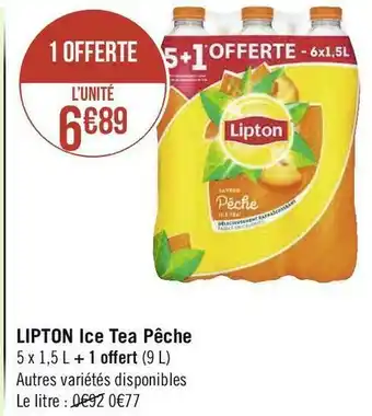 Lipton lipton ice tea pêche
