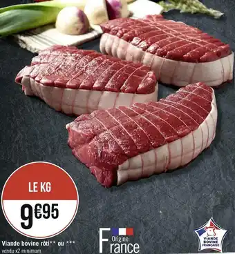 Viande bovine rôti