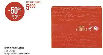 Géant Casino Ferrero mon cheri cerise offre