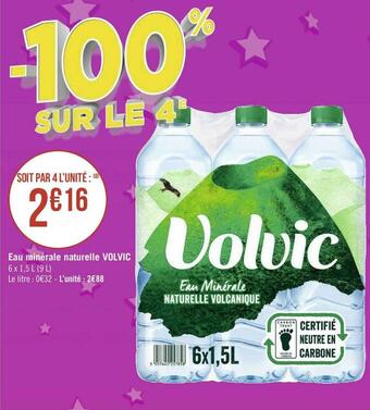 Volvic eau minérale naturelle