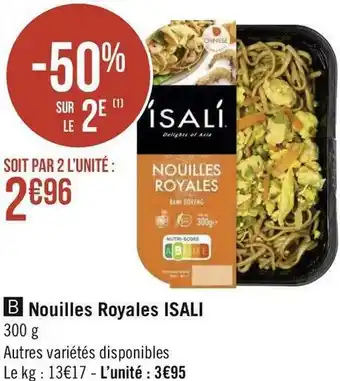 Isali nouilles royales