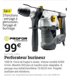 Espace emeraude PROFOR Perforateur burineur offre