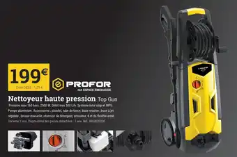 Espace emeraude PROFOR Nettoyeur haute pression Top Gun offre