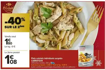 Carrefour Market Carrefour plats cuisinés individuels surgelés offre