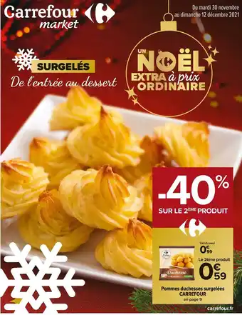 Carrefour Market Carrefour pommes duchesses surgelées offre