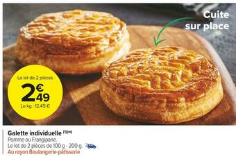 Carrefour Market Galette individuelle offre