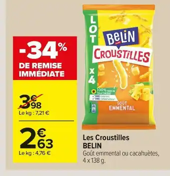 Carrefour Market Belin les croustilles offre