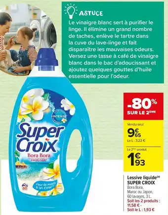 Super croix lessive liquide