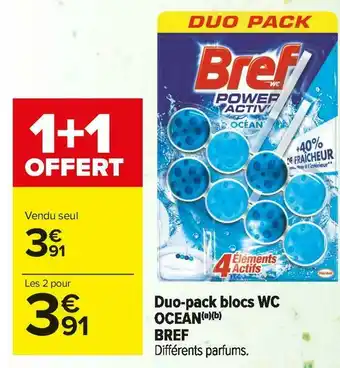 Carrefour Market Bref duo-pack blocs wc ocean offre