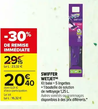 Swiffer swiffer wetjet