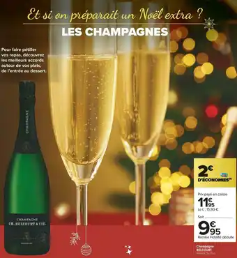 Carrefour Market Belcourt champagne offre