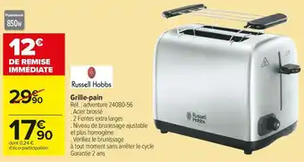 Carrefour Market Russell hobbs grille-pain offre