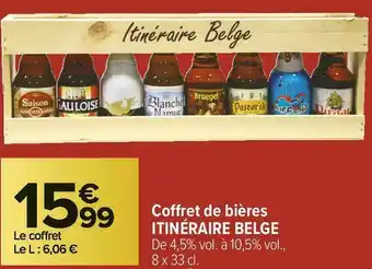 Carrefour Market Itinéraire belge coffret de bières offre
