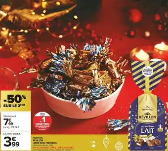Carrefour Market Revillon papillotes «mon noel feerique» offre