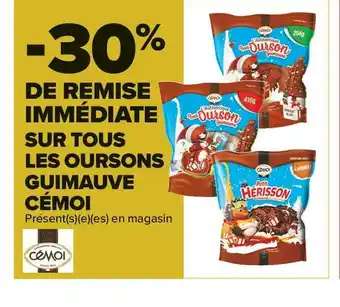 Cémoi bon plan sur tous les oursons guimauve cémoi
