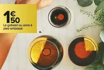 Carrefour Market Gamme verre «baroque» embossée offre