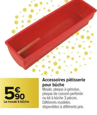 Accessoires pùtisserie pour bûche