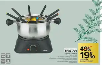 Carrefour Market Tristar appareil à fondue offre