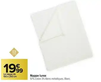 Tex nappe lurex
