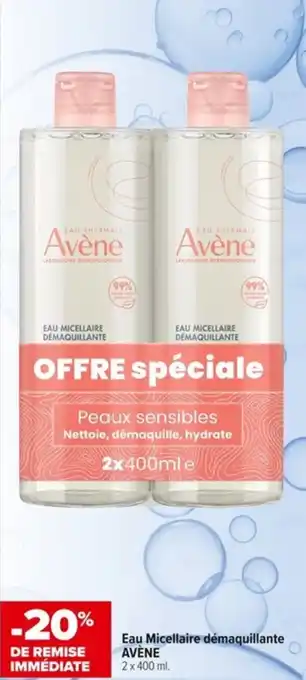 Carrefour Eau Micellaire démaquillante AVÈNE offre