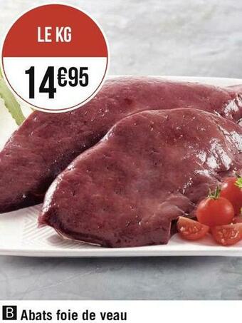 Abats foie de veau