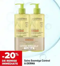 Carrefour Soins Exoméga Control A-DERMA offre