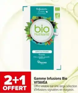 Carrefour Gamme Infusions Bio VITAVÉA offre