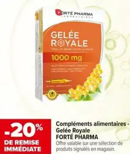 Carrefour Compléments alimentaires - Gelée Royale FORTÉ PHARMA offre