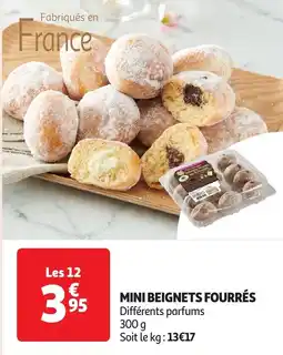 Auchan Mini beignets fourrés offre