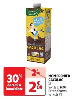 Auchan Mon premier cacolac offre