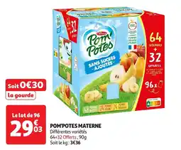 Auchan Pom'potes materne offre