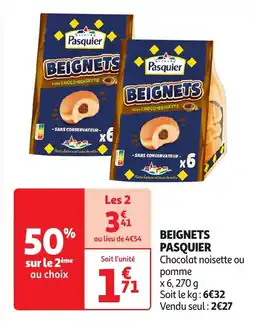 Auchan Beignets pasquier offre