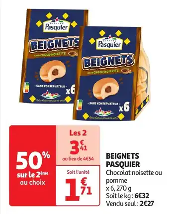 Auchan Beignets pasquier offre