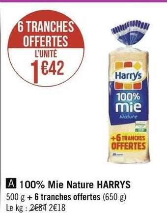 Harrys 100% mie nature