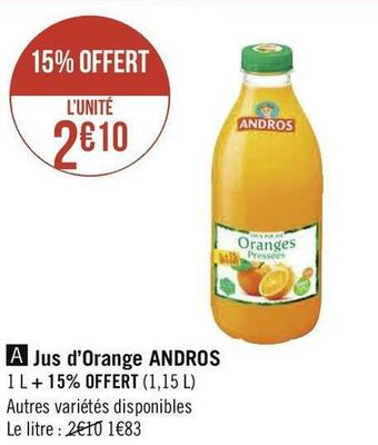 Andros jus d’orange