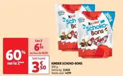 Auchan Kinder schoko-bons offre