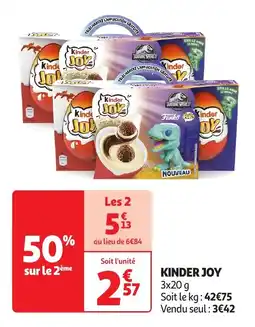 Auchan Kinder joy offre