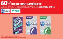 Auchan Sur la gamme de chewing-gums offre