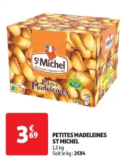 Auchan Petites madeleines st michel offre