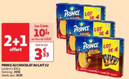 Auchan Prince au chocolat au lait lu offre