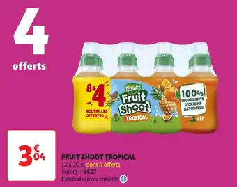 Auchan Fruit shoot tropical offre