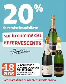 Auchan Sur la gamme des effervescents offre