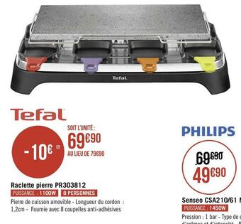 Géant Casino Philips raclette pierre pr303812 offre