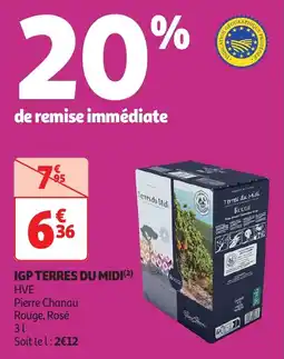 Auchan Igp terres du midi offre