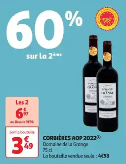 Auchan Corbières aop 2022 offre