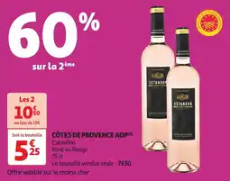 Auchan Côtes de provence aop offre