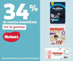 Auchan Sur la gamme huggies offre