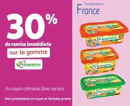 Auchan Sur la gamme primevere offre