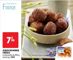 Auchan Acras de morue créole offre