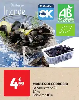 Auchan Moules de corde bio offre